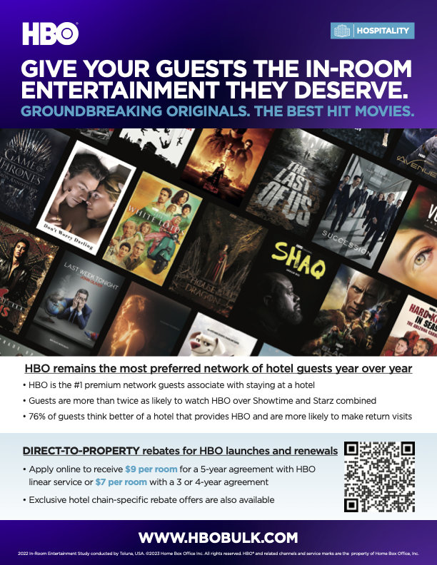 2023 HBO Hospitality Sell Sheet