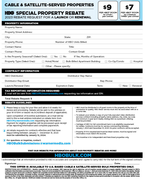 Satellite Tv Rebate Form